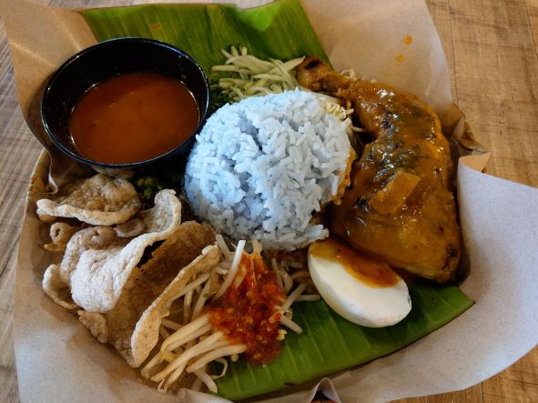 Hayaki Nasi Kerabu Ayam Percik