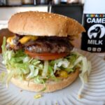 Harry's Homemade Fine Foods Camel Burger and Camel Milk
